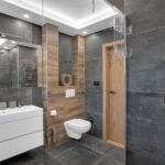 Koupelna se záchodem apartmánu Nordic